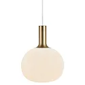Luminaire à suspension ALTON 25 E27 IP20, laiton, noir gradable