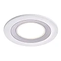 Nordlux Plafonnier encastré CLYDE 8 3 fois, plat, forme de l'anneau IP20, blanche gradable