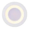 Nordlux Plafonnier encastré CLYDE 8 3 fois, plat, forme de l'anneau IP20, blanche gradable