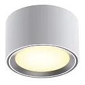 Luminaire de plafond FALLON IP20, acier brossé, blanche gradable
