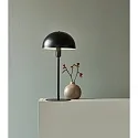 Lampe de table ELLEN 20 semi-circulaire, avec interrupteur, avec douille E14 IP20, noir 