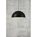 Luminaire à suspension ELLEN 40 grand E27 IP20, noir mat gradable