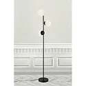 Nordlux Floor lamp LILLY, E14, IP20, glass opal white, black