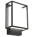 LED Outdoor Wall luminaire NESTOR, 8W, 120°, 2700K, 450lm, IP44, black