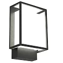 Nordlux Luminaire mural d’extérieur NESTOR angulaire, commutable, avec diffuseur IP44, noir profond 