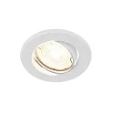LED Recessed luminaire CANIS, round, Set of 3, GU10, 3,7W LED, 36°, 2700K, 230lm, IP20, white
