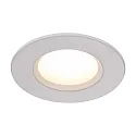 LED Recessed luminaire DORADO, round, Set of 3, 3,3W LED, 100°, 2700K, 345lm, IP65, dimmable, white