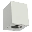 LED Outdoor Wall luminaire CANTO KUBI 2, IP44, 12W 2700K 500lm 2x75°, white