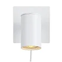 Nordlux Spot FRIDA à 1 flamme, avec interrupteur, réglable GU10 IP20, blanc trafic 