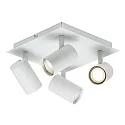 Nordlux Spot FRIDA 4 flammes, réglable GU10 IP20, blanc trafic 