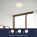 Nordlux LED Ceiling luminaire OJA 60 Panel, 38W, 2700K, 3200lm, white