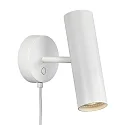 Luminaire mural MIB 6 pivotant GU10 IP20, blanche