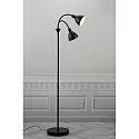 Nordlux Lampadaire RAY à 2 flammes E14 IP20, noir  