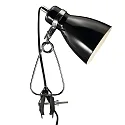 Lampe à pince CYCLONE E14 IP20, noir 