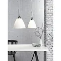 Nordlux Luminaire à suspension READ E27 IP20, blanc opale