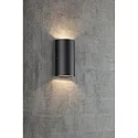 Nordlux Luminaire mural d'extérieur ROLD LED ovale IP44, noir  