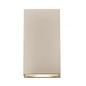 outdoor wall luminaire IP54, sand coloured 