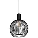 Luminaire à suspension AVER 30 E27 IP20, noir  