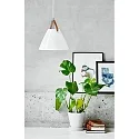 design for the people by Nordlux Luminaire à suspension STRAP 27 E27 IP20, blanche 