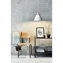 design for the people by Nordlux Pendant luminaire STRAP 27, 27cm, E27, IP20, metal, white