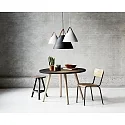 design for the people by Nordlux Pendant luminaire STRAP 27, 27cm, E27, IP20, metal, white