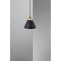 design for the people by Nordlux Luminaire à suspension STRAP 27 E27 IP20, noir  