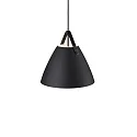 Luminaire à suspension STRAP 36 E27 IP20, noir gradable