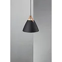 design for the people by Nordlux pendant luminaire STRAP 36 E27 IP20, black dimmable