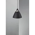 design for the people by Nordlux pendant luminaire STRAP 36 E27 IP20, black dimmable