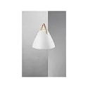 design for the people by Nordlux Pendant luminaire STRAP 48, 48cm, E27, IP20, metal, white