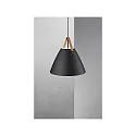 design for the people by Nordlux Luminaire à suspension STRAP 48 E27 IP20, noir  