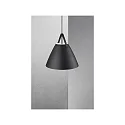 design for the people by Nordlux Luminaire à suspension STRAP 48 E27 IP20, noir  