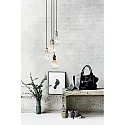 Nordlux Luminaire à suspension AVRA E27 IP20, cuivre, noir  