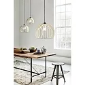 Nordlux Luminaire à suspension CHINO 40 E27 IP20, marron, noir  