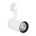 Projecteur triphasé TRACKLIGHT SPOT D85 90RA NFL réglable, reculer, sans scintillement IP20, blanc mat 