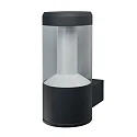Luminaire mural d'extérieur ENDURA® STYLE LANTERN MODERN cylindrique, commutable IP44, gris foncé 