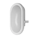 Luminaire de surface LED BULKHEAD 11W ovale, résistant aux chocs IP54, blanche 