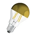 top mirrored lamp standard CLASSIC MIRROR A60 CL GOLD switchable A60 clear E27 4W 400lm 2700K 300° CRI 80-89  clear