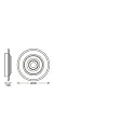 Ledvance Luminaire de plafond SMART+ ORBIS RUMOR 500MM RGB + TW Tunable White, RGB, contrôlable via WLAN / WIFI IP20, gradable