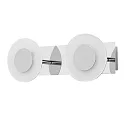 Luminaire mural SMART+ WIFI ORBIS WALL WAVE 320MM TW à 2 flammes, Tunable White, contrôlable via WLAN / WIFI IP44, gradable