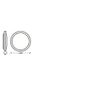 Ledvance Luminaire de plafond SMART+ ORBIS CEILING CIRCLE 460MM RGB + TW Tunable White, RGB, contrôlable via WLAN / WIFI IP20, gradable
