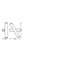 Ledvance wall luminaire SMART+ ORBIS CROSS 309X106MM TW rotatable, tunable white, controllable via WLAN / WIFI IP20, dimmable