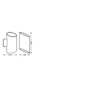 Ledvance Luminaire mural SMART+ ORBIS CYLINDRO 200X127MM TW Tunable White, contrôlable via WLAN / WIFI IP20, gradable