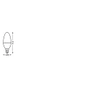 Ledvance LED Lampe gouttes SUN@HOME CLASSIC  B 25 E14 TW terne E14 4,9W 425lm 2200-5000K 220° CRI 95