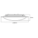 Ledvance ceiling luminaire ORBIS® SPARKLE REMOTE-CCT-DIM 460MM small, CCT Switch, with remote control IP20, dimmable