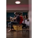 Ledvance Luminaire de plafond SMART ORBIS UL SLIM BL 400 RGBTW BK Tunable White, RGBW, contrôlable via WLAN / WIFI, gradable