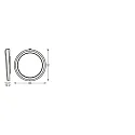 Ledvance SMART WIFI UNDERCABINET ROUND TW 83MM Tunable White, contrôlable via WLAN / WIFI, gradable