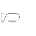Ledvance Lampe murale solaire ENDURA STYLE SOLAR OVAL S WALLSEN830 avec capteur