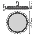 Ledvance Projecteurs de hall HB COMP V 225W 865 110DEG IP65 LEDV