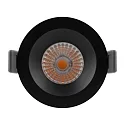 Ledvance Downlight SP FIX P 8W 930 PS DIM IP44 BK rigide, avec interrupteur, multipower, reculer IP44/IP20, noir